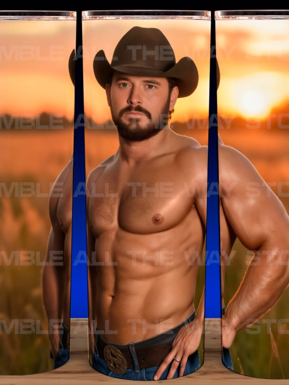 Sexy Cowboy - RIP - Cole Hauser in Field Cup Mug Tumbler 20oz